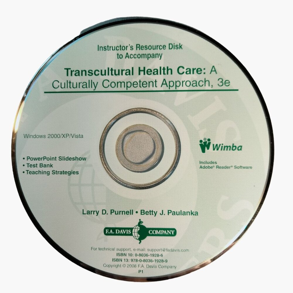 Transcultural Health Care Instructors Resource Test Bank Culturally Competent